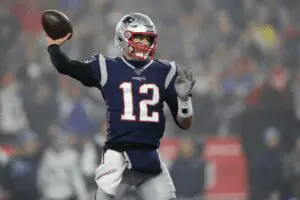 Tom Brady with the Patriots
